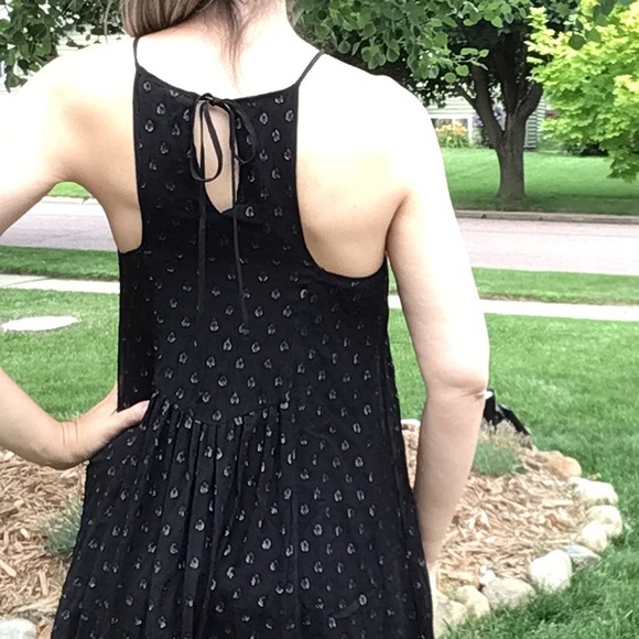 ELLA MOSS black silk swing dress S (J2) - Picture 7 of 8